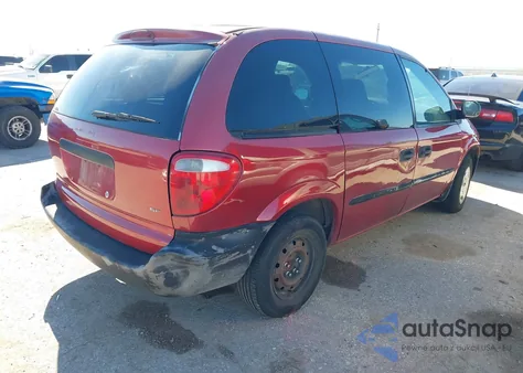 2001 Dodge Caravan Se from USA, damaged, VIN 1B4GP25B81B118493